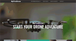 Desktop Screenshot of myfirstdrone.com